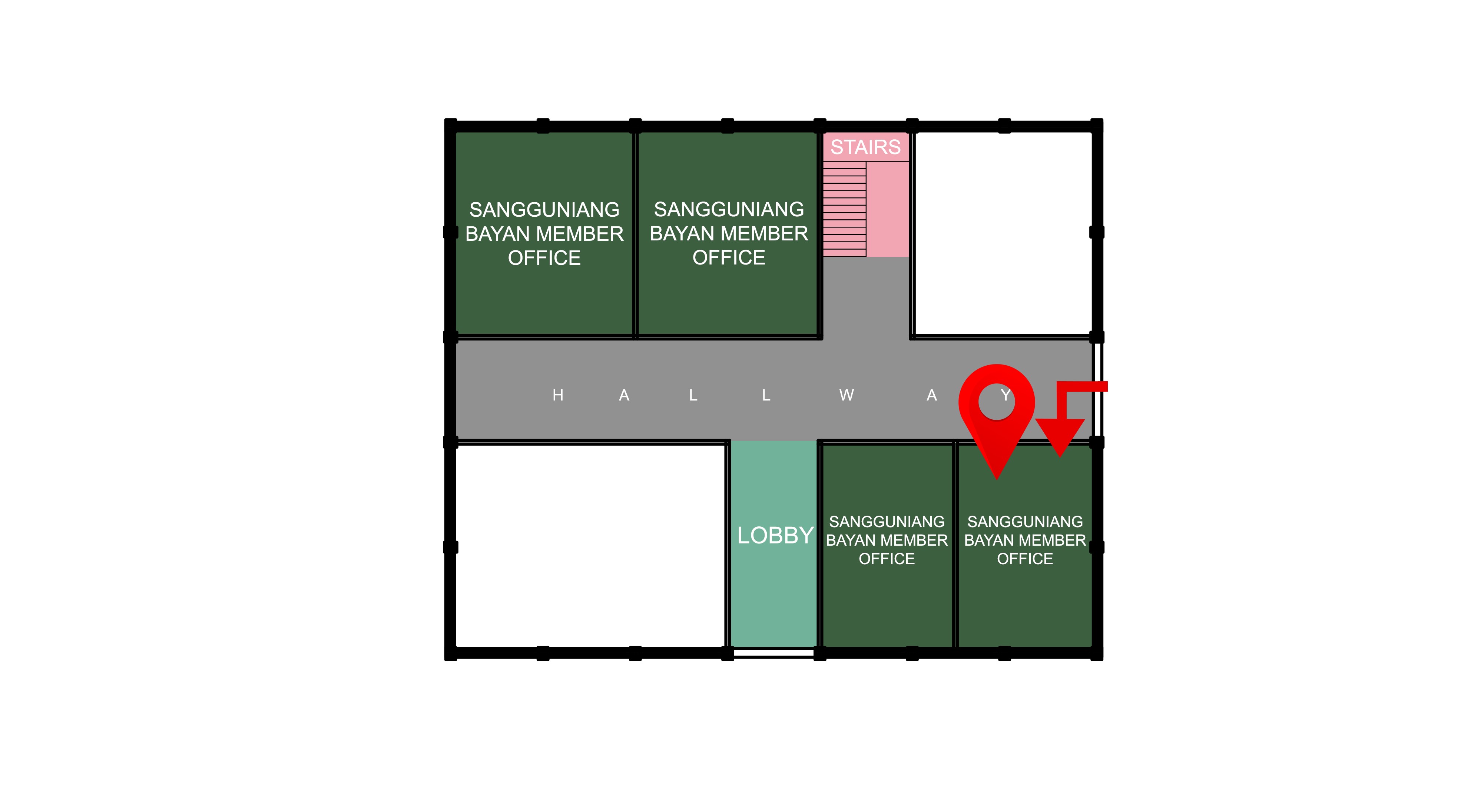 Direction map or instructions